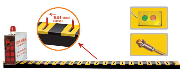 龙州县V3嵌入式闯岗自动扎胎器/阻车器